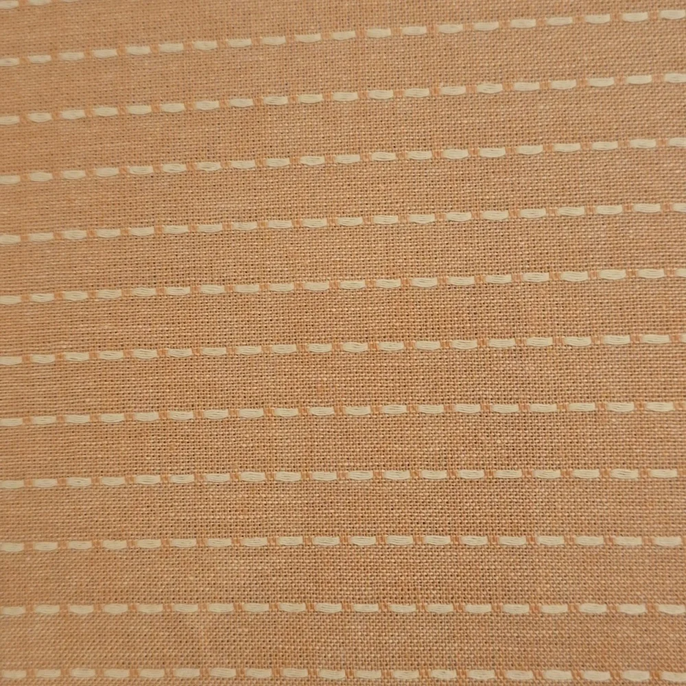 ❤️BUY 2 GET 1 FREE West Elm Chambray Tack Stripe Curtain, Size 48